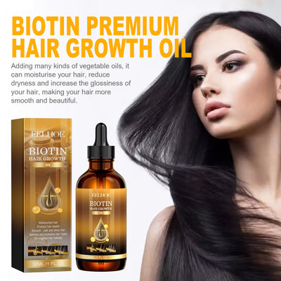 Biotin Hair Oil Treatment – for Thick, Smooth, & Healthy Hair