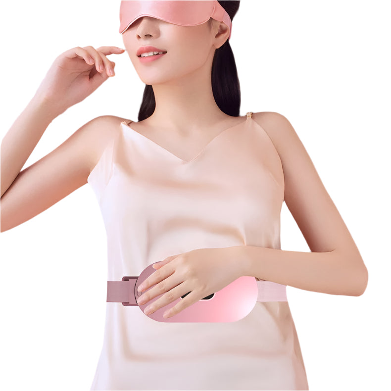 Electric Heating Belt for Menstrual Pain Relief – Stomach Massage Tool