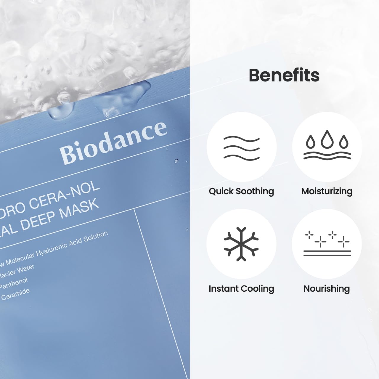 BIODANCE Hydro Cera-nol Sheet Mask – Hydrating & Soothing Skincare