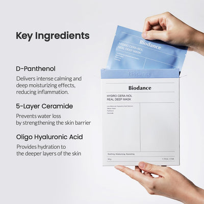 BIODANCE Hydro Cera-nol Sheet Mask – Hydrating & Soothing Skincare