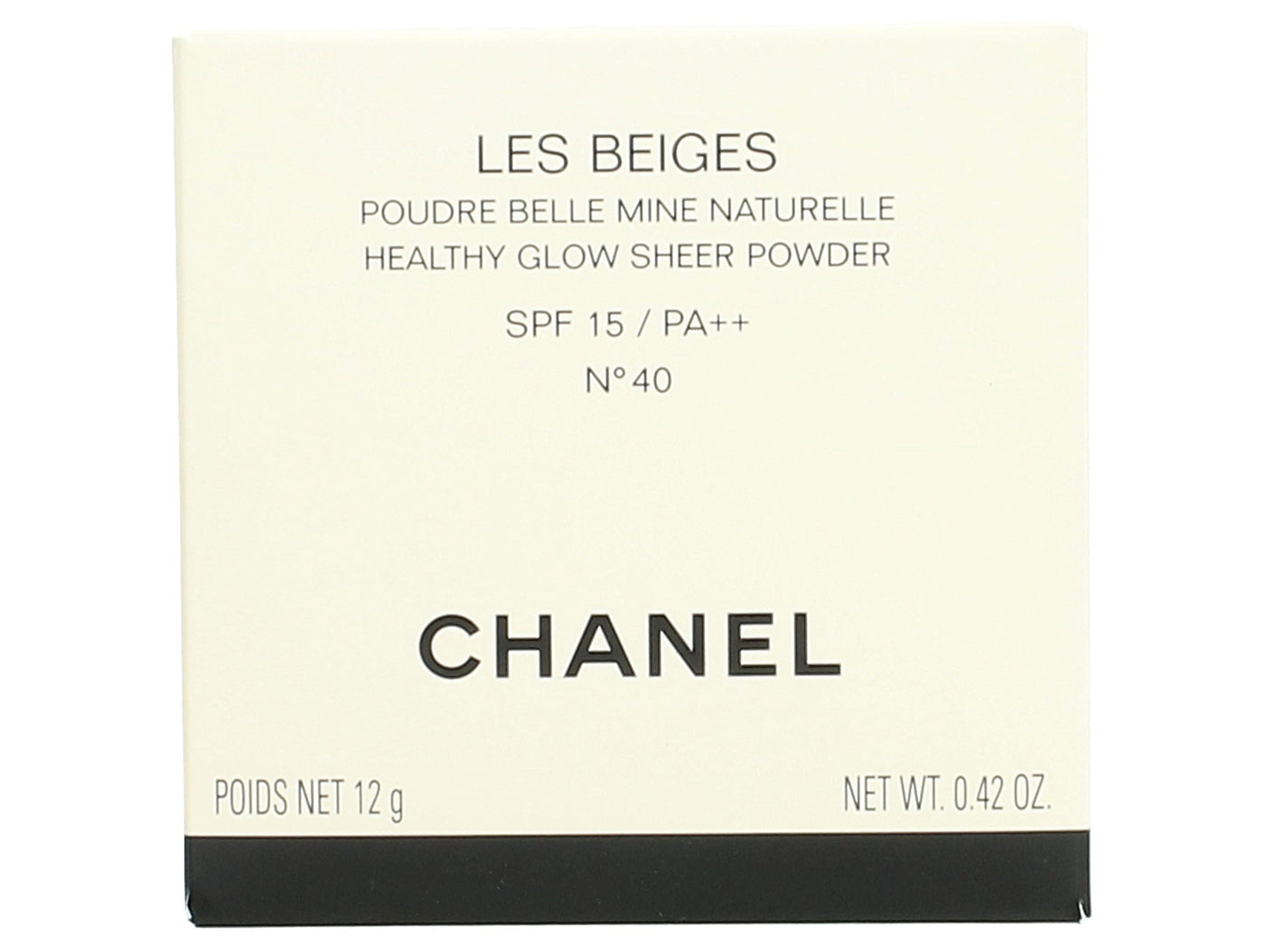 Chanel Les Beiges Healthy Glow Sheer Powder SPF 15 No.40, 0.42 Ounce