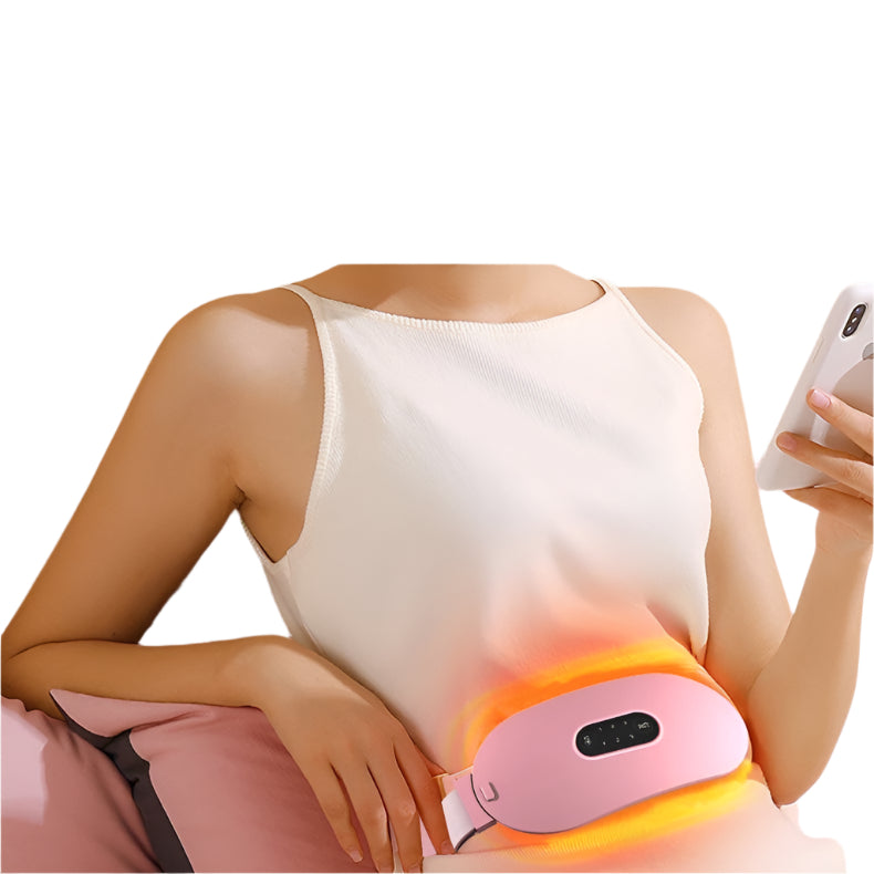 Electric Heating Belt for Menstrual Pain Relief – Stomach Massage Tool