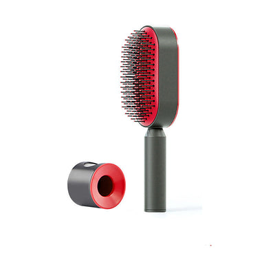 Self-Cleaning Hair Brush – Anti-Static Scalp Massage Comb